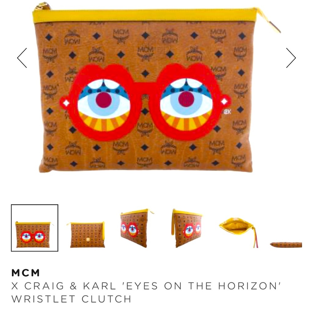 MCM Craig x Karl Limited Edition Eyes on the Horizon Clutch